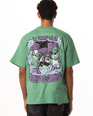 Sharing Is Caring PT.2 Oversized Tee Printed Oversized Tees IN YOUR SHOE XL 