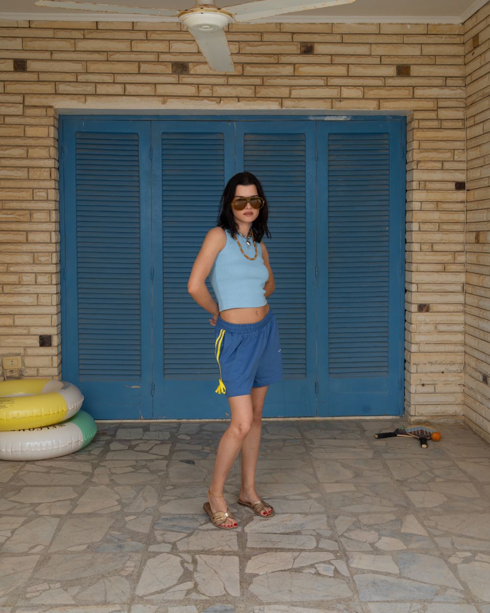 Sky Blue Tank Top Tank Tops IN YOUR SHOE 