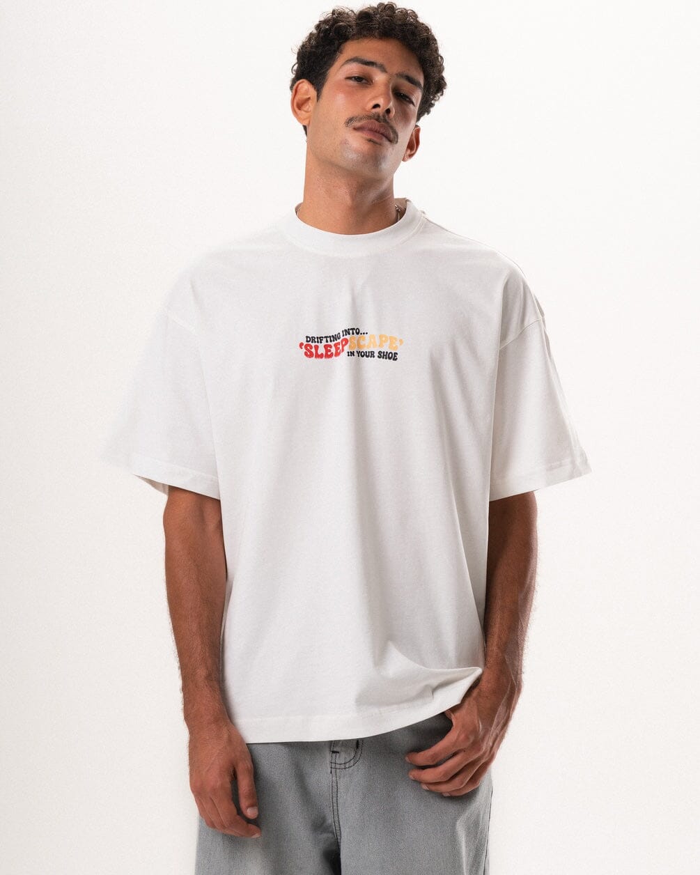 Sleepscape Oversized Tee Printed Oversized Tees IN YOUR SHOE M 