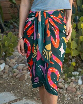 Snake Charm Maxi Flowy Wrap Flowy Wraps Maxi IN YOUR SHOE 