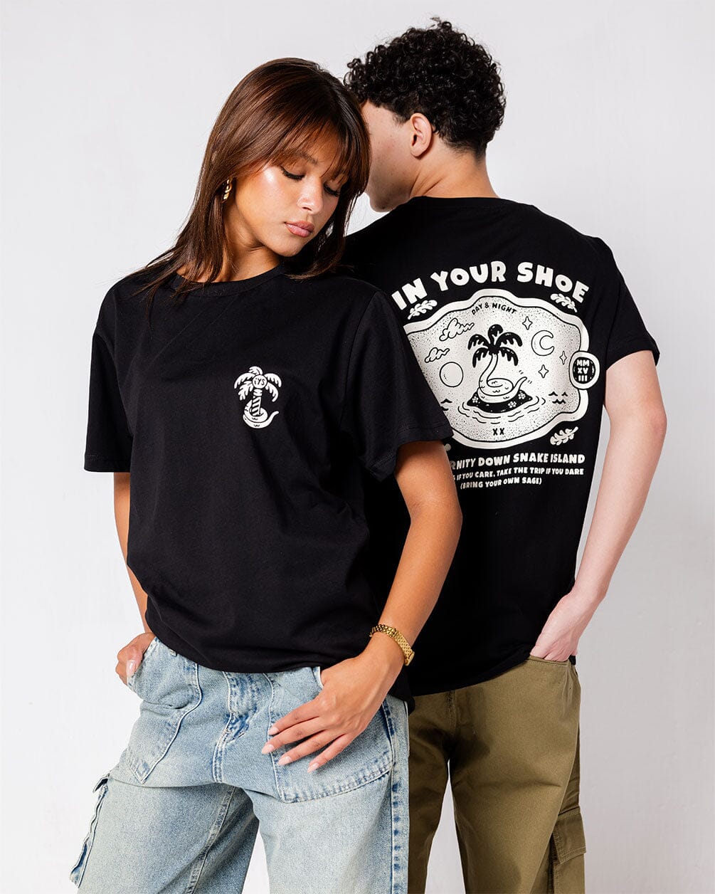 Snake Island Regular Tee Printed Regular Tees IN YOUR SHOE XL 