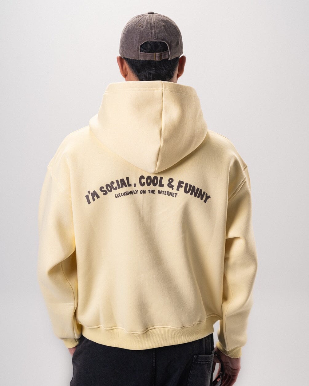 Social On Social Media Boxy Hoodie Boxy Hoodies IN YOUR SHOE XL 