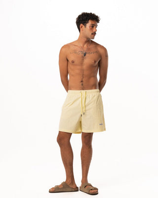 Solid Butter Yellow Swim Shorts Swim Shorts IN YOUR SHOE S 