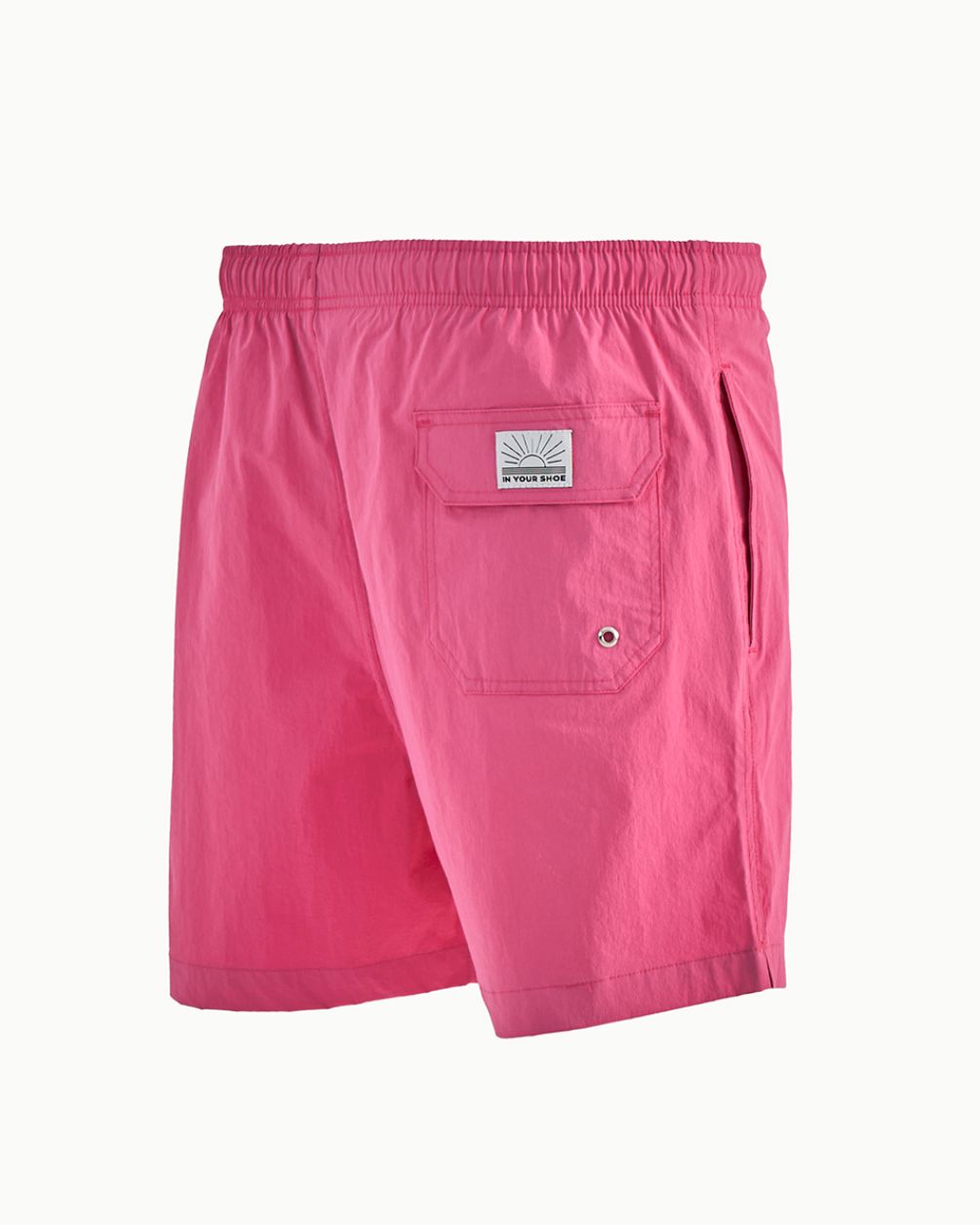 Solid Pink Swim Shorts Swim Shorts IN YOUR SHOE 