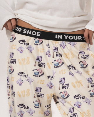 Spill The Tea Fluffy Pjoys Fluffy Pjoys IN YOUR SHOE L 
