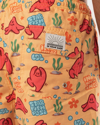 Starfish Pose Swim Shorts Swim Shorts IN YOUR SHOE 