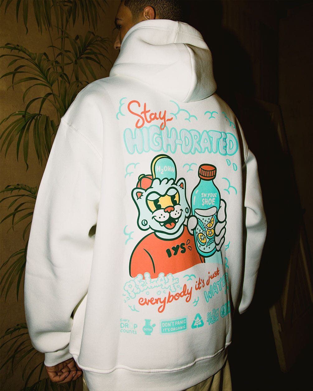 Stay Highdrated Hoodie Statement Hoodies IN YOUR SHOE L 