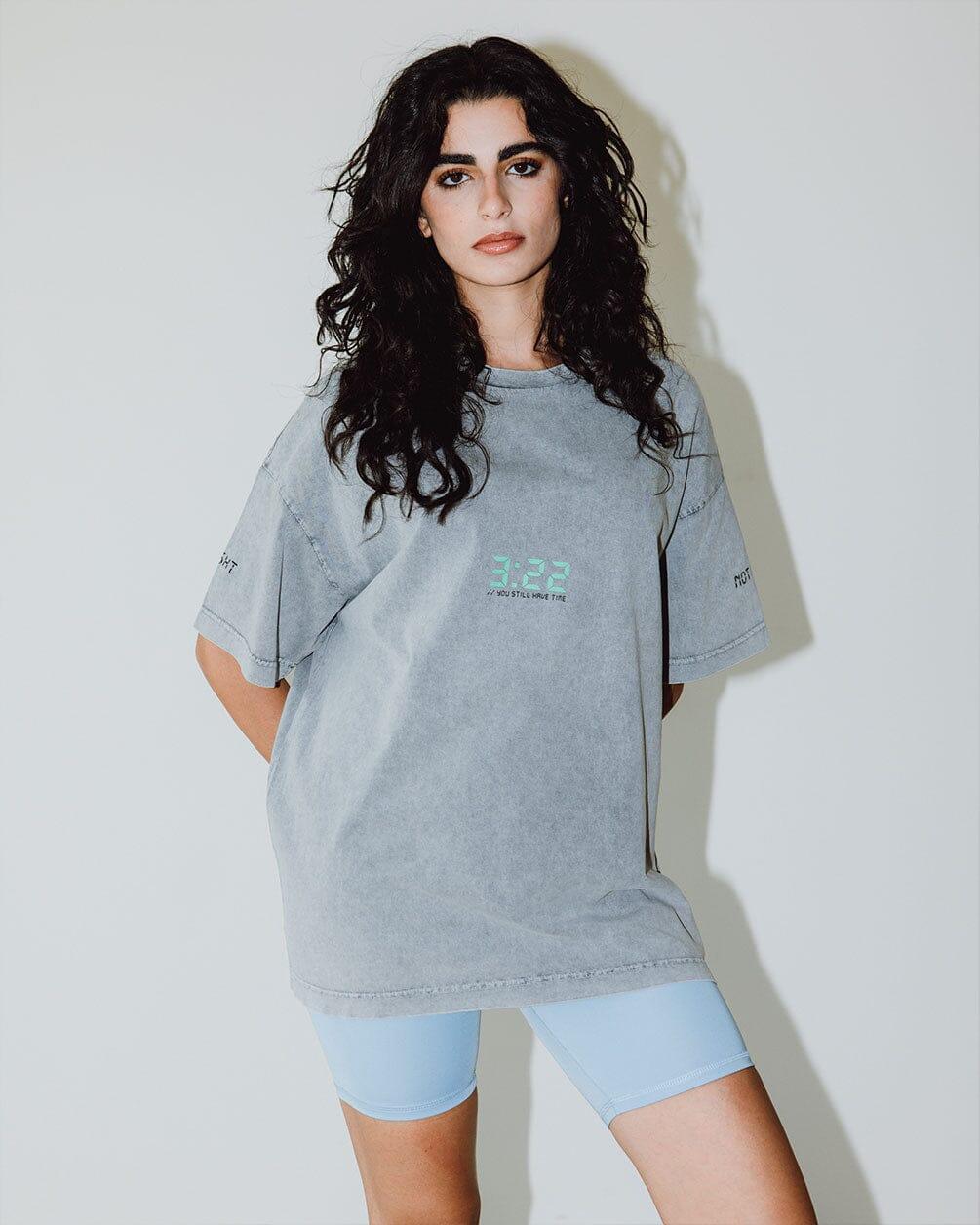 Still Have Time Acid Washed Oversized Tee Washed Oversized Tee IN YOUR SHOE S 