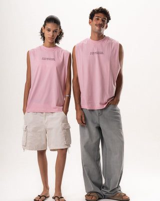 Stop Meditating Sleeveless Tee Sleeveless Tees IN YOUR SHOE S 