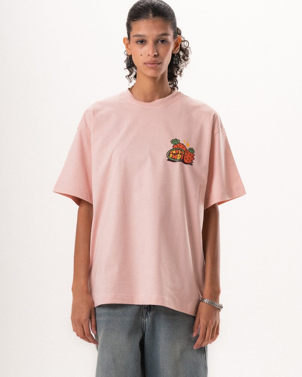Sugar & Spikes Oversized Tee Printed Oversized Tees IN YOUR SHOE L 