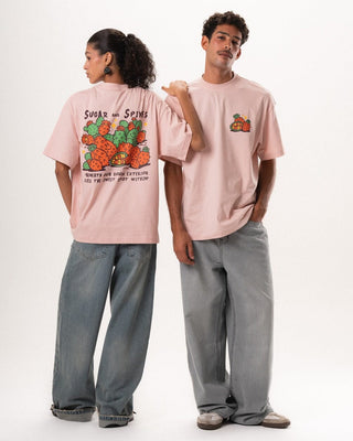 Sugar & Spikes Oversized Tee Printed Oversized Tees IN YOUR SHOE S 