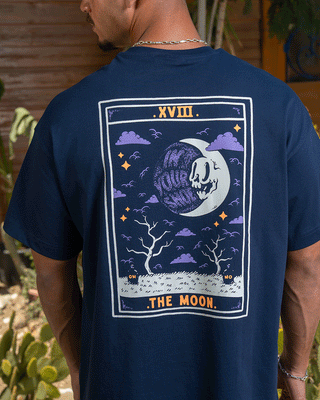 Summer Moon Oversized Tee Printed Oversized Tees IN YOUR SHOE 