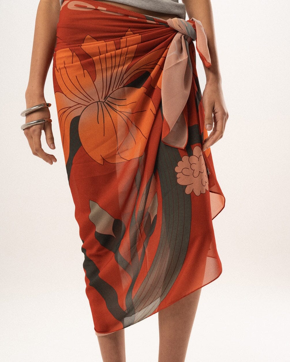 Summer Sorbet Chiffon Flowy Wrap Flowy Wraps IN YOUR SHOE 