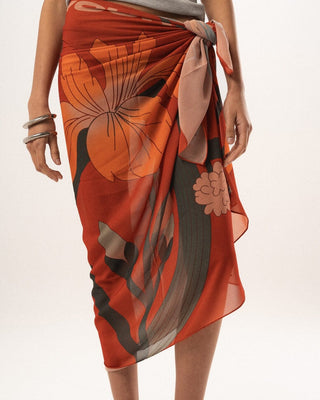 Summer Sorbet Chiffon Flowy Wrap Flowy Wraps IN YOUR SHOE 