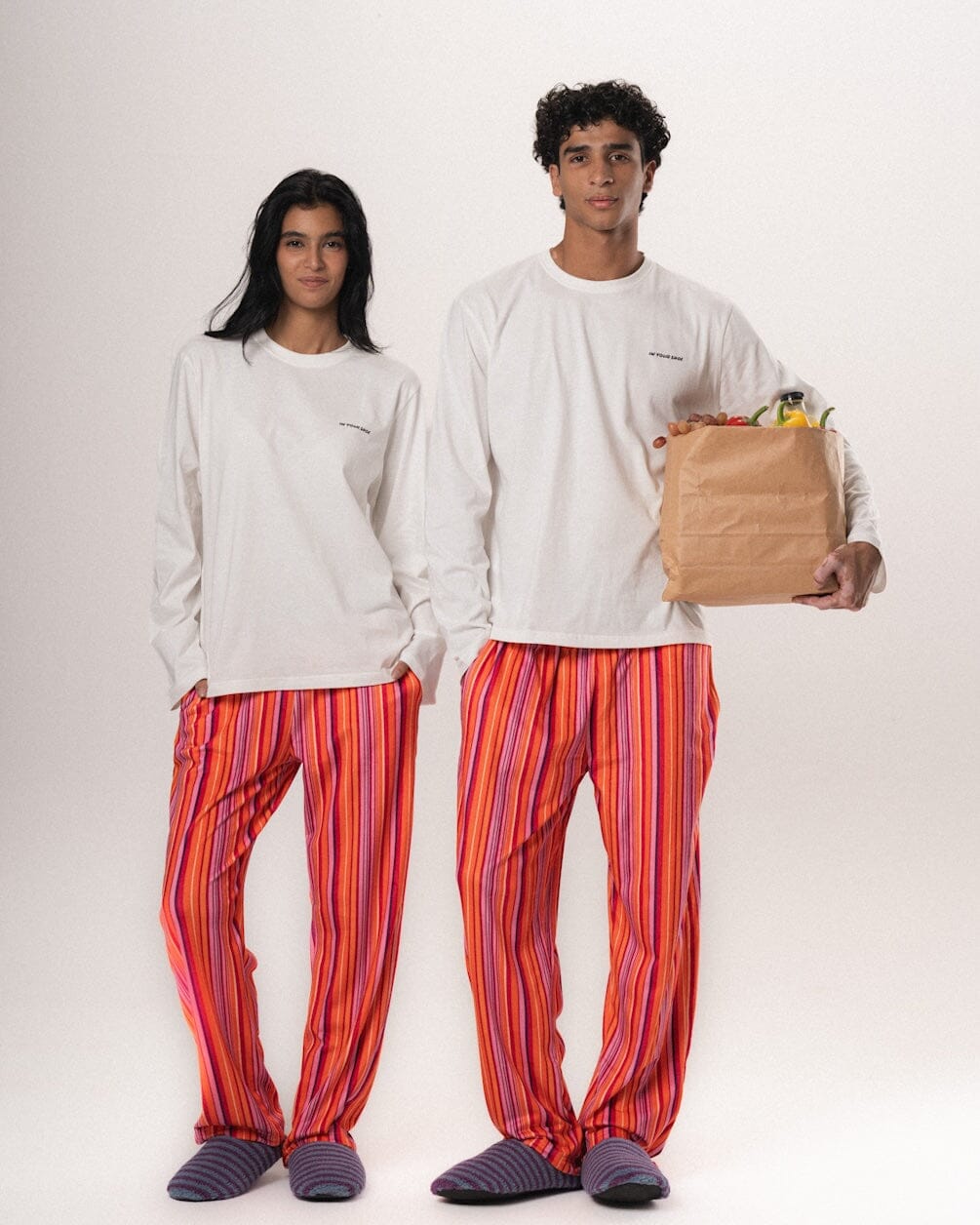 Sunset Stripes Fluffy Pjoys Fluffy Pjoys IN YOUR SHOE S 