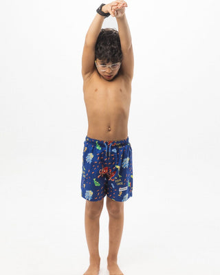 Swimming With The Fishes Kids Swim Shorts Kids Swim Shorts IN YOUR SHOE 2-3 