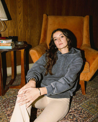 System is Down Washed Hoodie Acid Washed Hoodie IN YOUR SHOE S 