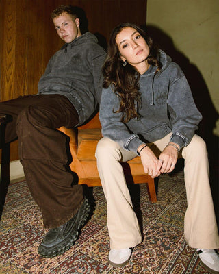 System is Down Washed Hoodie Acid Washed Hoodie IN YOUR SHOE 