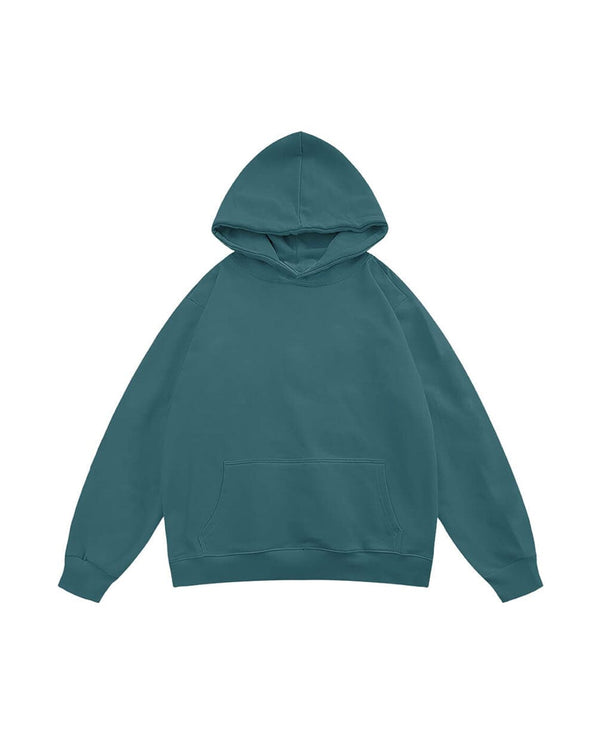Teal Basic Heavy Boxy Hoodie