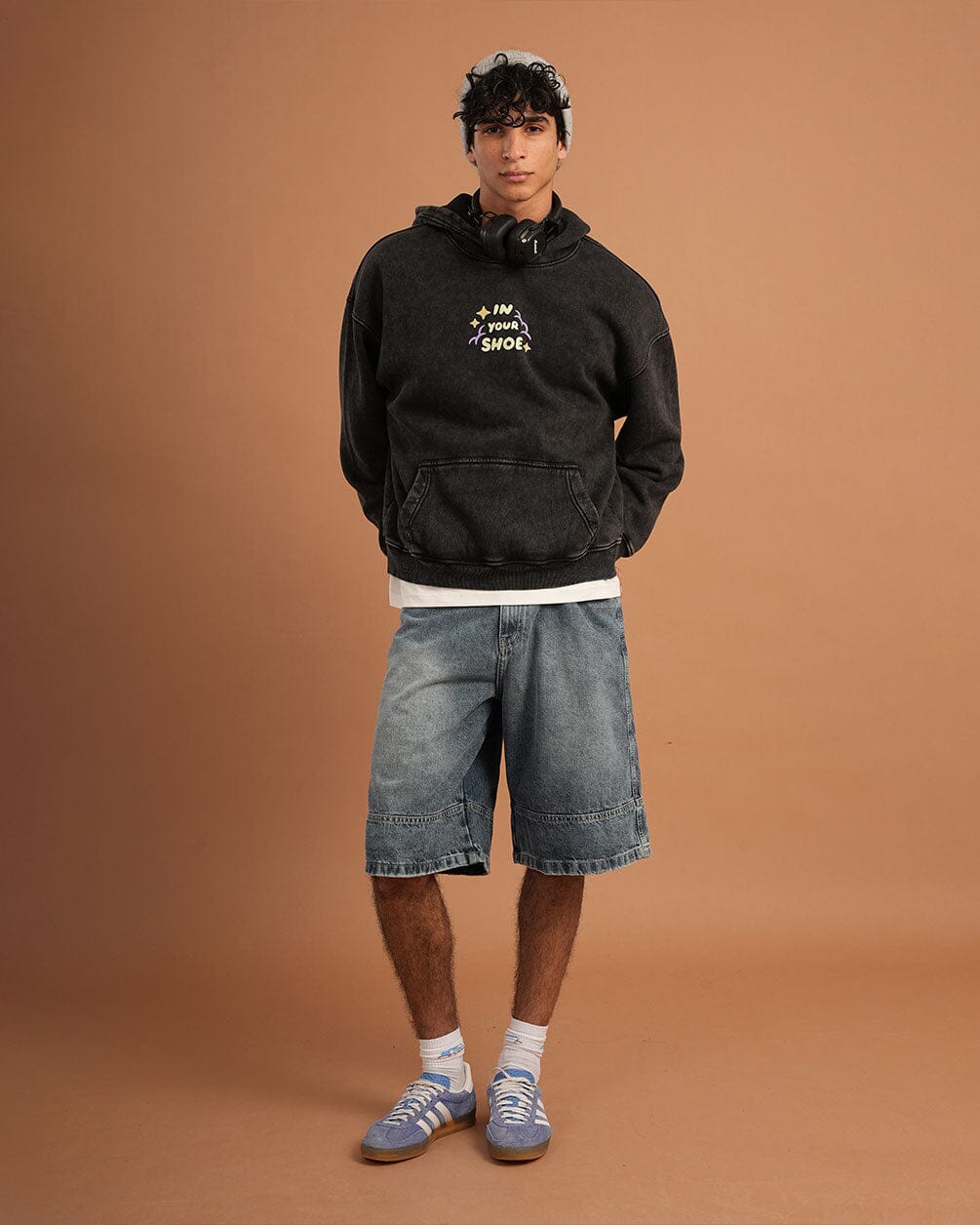 The Moon Boxy Fit Hoodie Boxy Hoodies IN YOUR SHOE M 