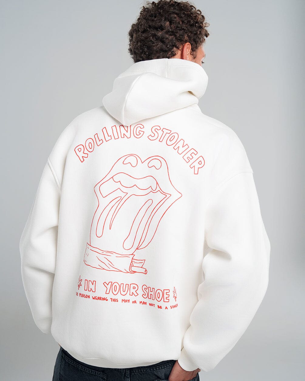 The Rolling Stoner Hoodie Printed Hoodies IN YOUR SHOE L 