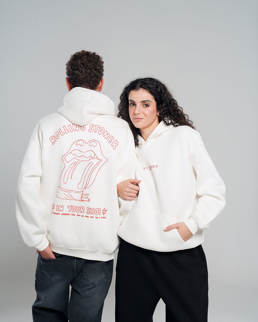 The Rolling Stoner Hoodie Printed Hoodies IN YOUR SHOE S 