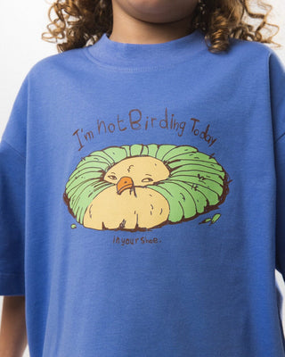 Tired Bird Oversized Kids Tee Kids Printed Oversized Tees IN YOUR SHOE 12-13 