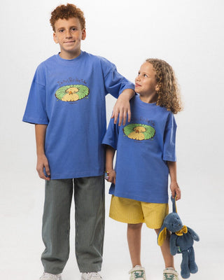 Tired Bird Oversized Kids Tee Kids Printed Oversized Tees IN YOUR SHOE 2-3 