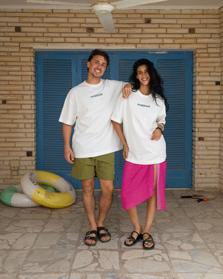 Tragedy Printed Oversized Tee Printed Oversized Tees IN YOUR SHOE M 