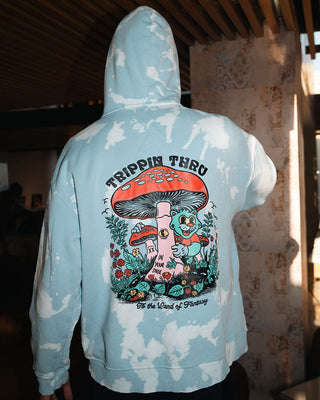 Trippin Tie Dye Hoodie Acid Washed Hoodies IN YOUR SHOE 
