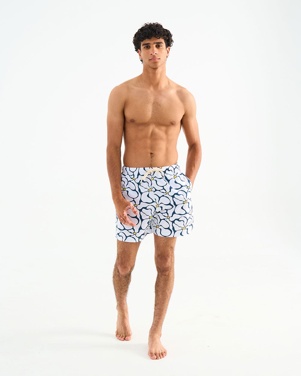 Trippy Floral Swim Shorts Swim Shorts IN YOUR SHOE 