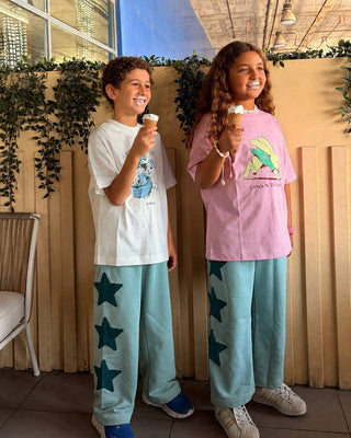 Turquoise Loose Kids Swants Kids Swants IN YOUR SHOE 