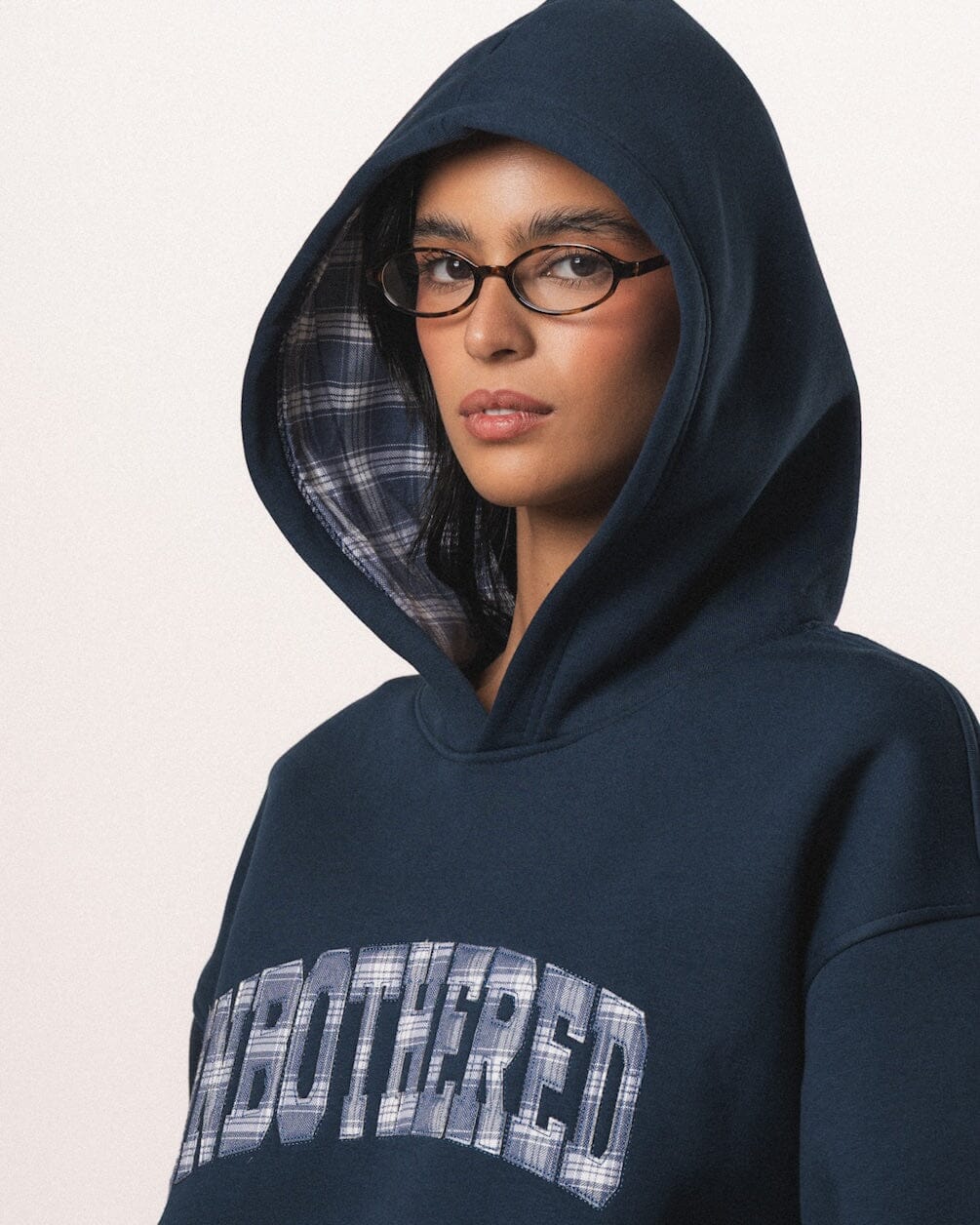 Unbothered Oversized Hoodie Printed Hoodies IN YOUR SHOE L 