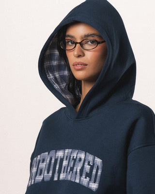 Unbothered Oversized Hoodie Printed Hoodies IN YOUR SHOE L 