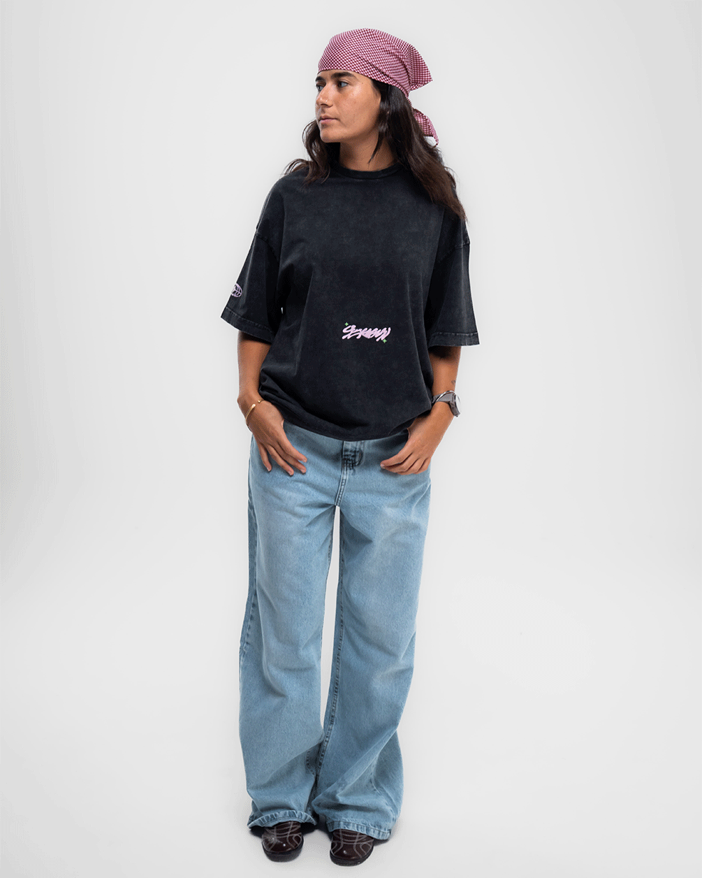 Unknown Washed Oversized Tee Washed Oversized Tee IN YOUR SHOE 