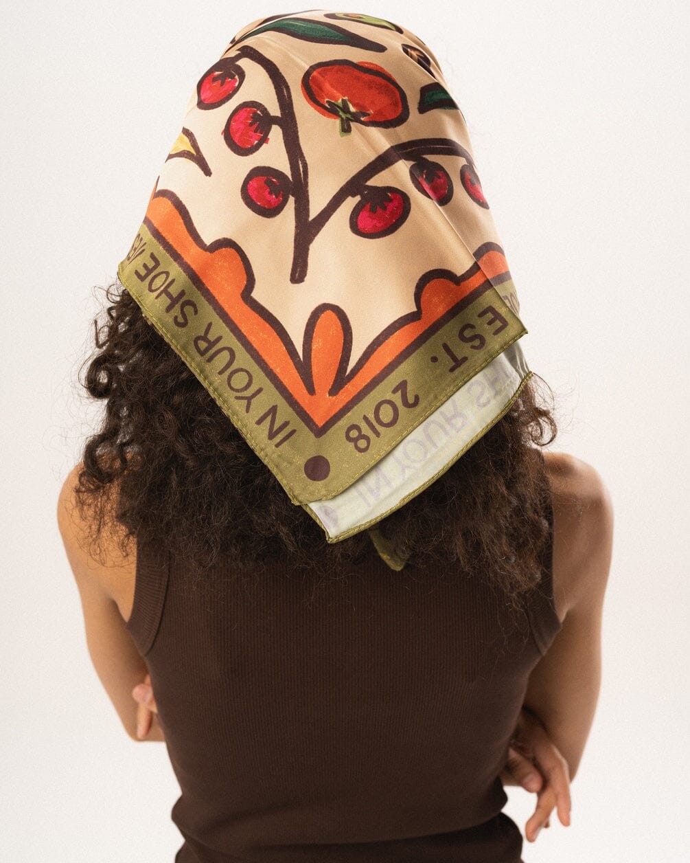 Veggie Satin Bandana Bandana IN YOUR SHOE 