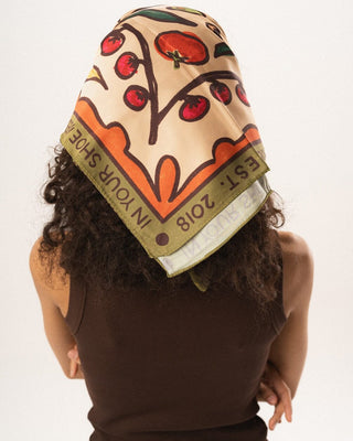 Veggie Satin Bandana Bandana IN YOUR SHOE 