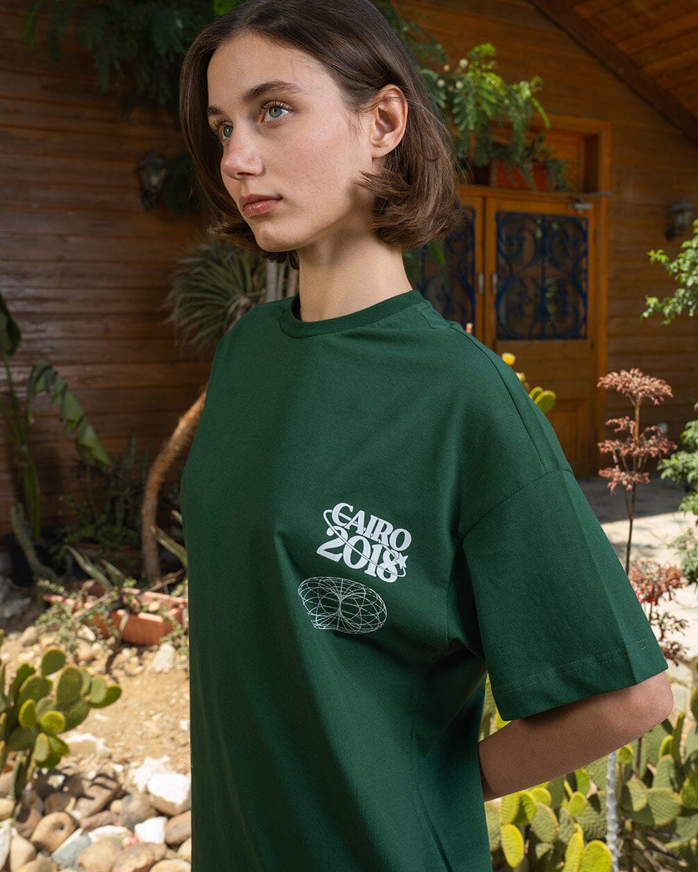 View The World Oversized Tee Printed Oversized Tees IN YOUR SHOE 