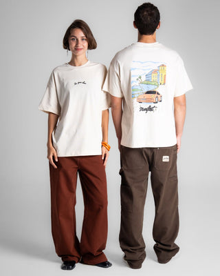 Vintage Car Oversized Tee Printed Oversized Tees IN YOUR SHOE S 