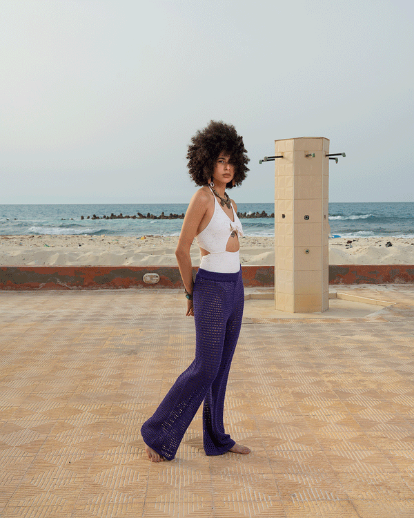 Violet Crochet Pants