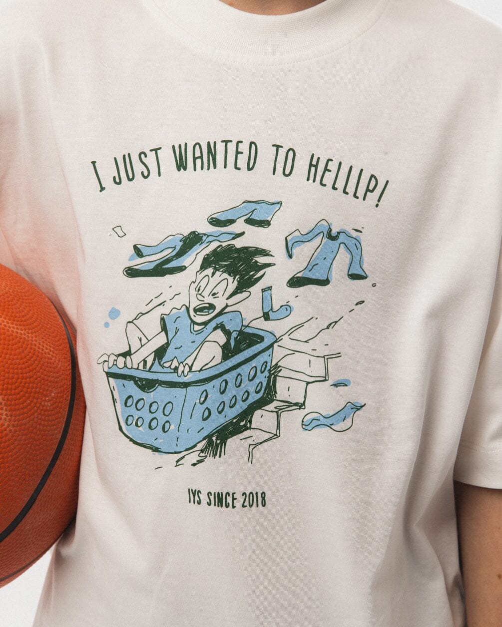 Wanted To Help Oversized Kids Tee Kids Printed Oversized Tees IN YOUR SHOE 12-13 