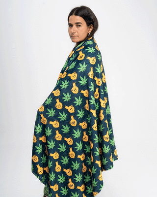 Weed Fluffy Blanket Fluffy Blanket IN YOUR SHOE 