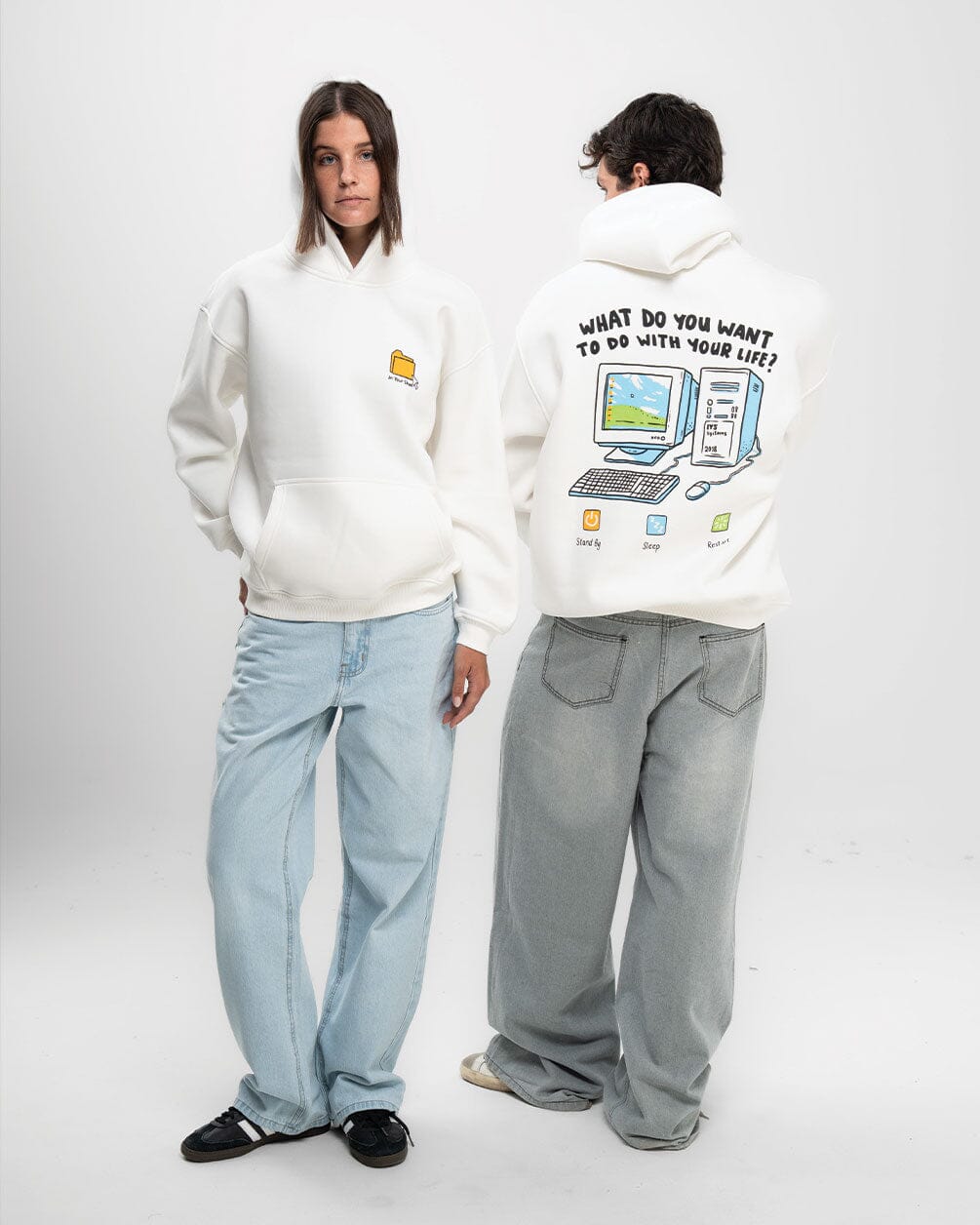 What Do You Want Computer Hoodie Printed Hoodies IN YOUR SHOE S 