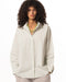 Female White & Green Striped Oversized Shirt