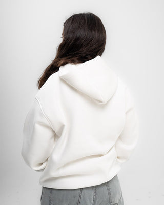 White Basic Hoodie Plain Hoodies IN YOUR SHOE 