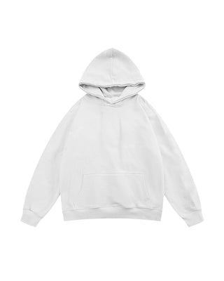 White Basic Hoodie Plain Hoodies IN YOUR SHOE 