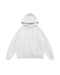 White Basic Oversized Hoodie