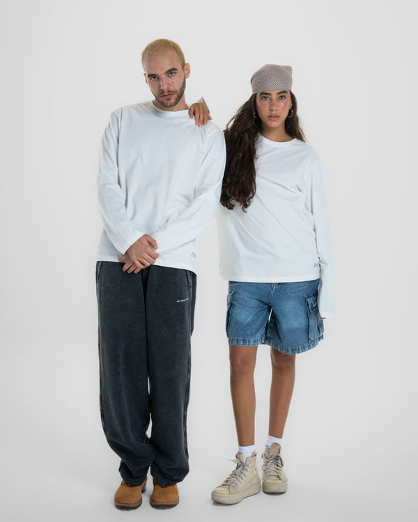White Basic Long Sleeves