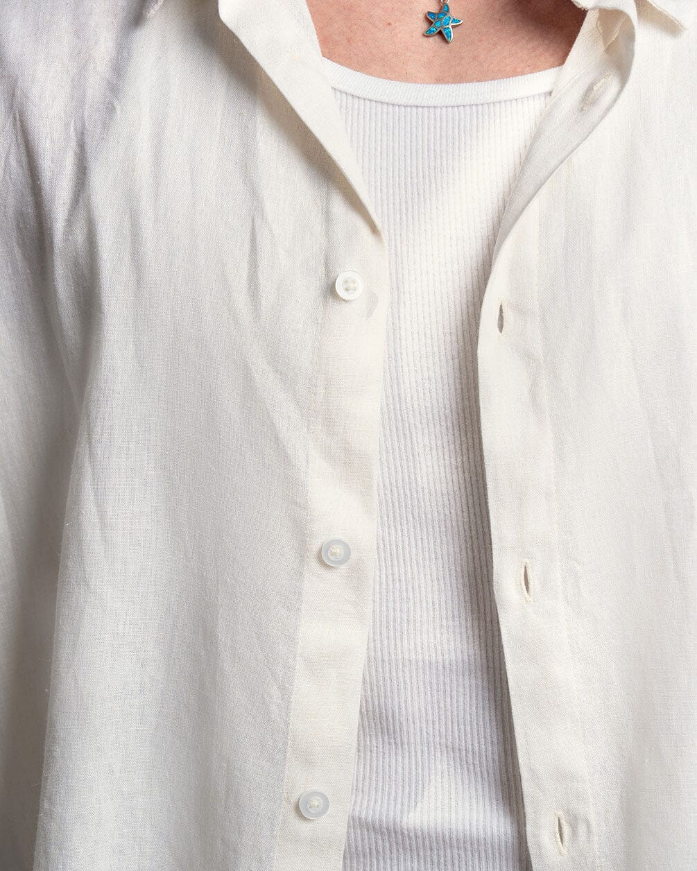 White Boyfriend Shirt Boyfriend Shirt IN YOUR SHOE L 