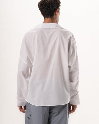 White Long Sleeve Oversized Shirt Oversized Shirts IN YOUR SHOE L 